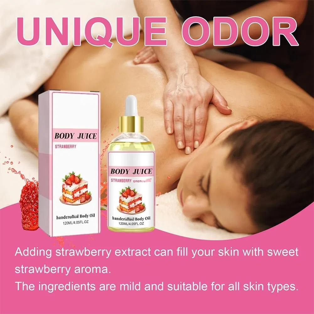 Масло для тела Body Juice Oil, Strawberry Fragrance, IFFANY, 2 шт., 120 мл — фото 2