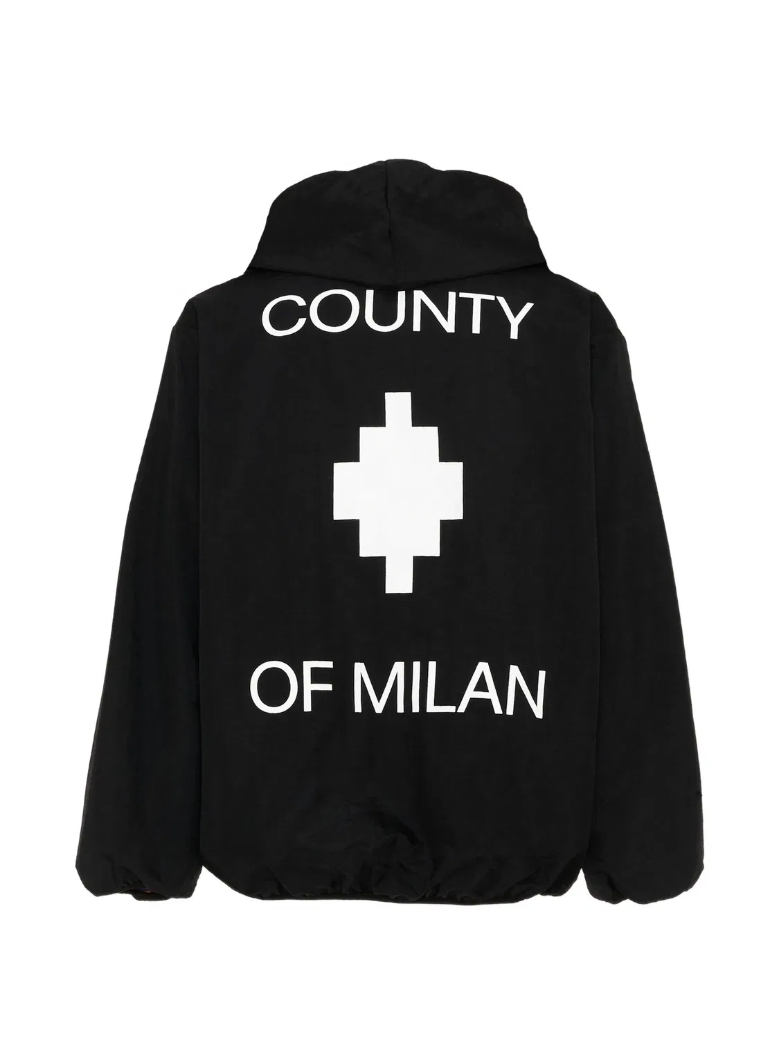 Куртка-худи черная Marcelo Burlon County of Milan, черный — фото 4