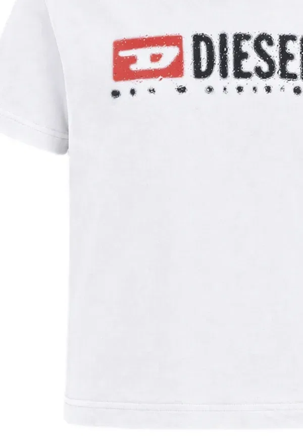 Футболка унисекс с принтом Diesel, белый — фото 4