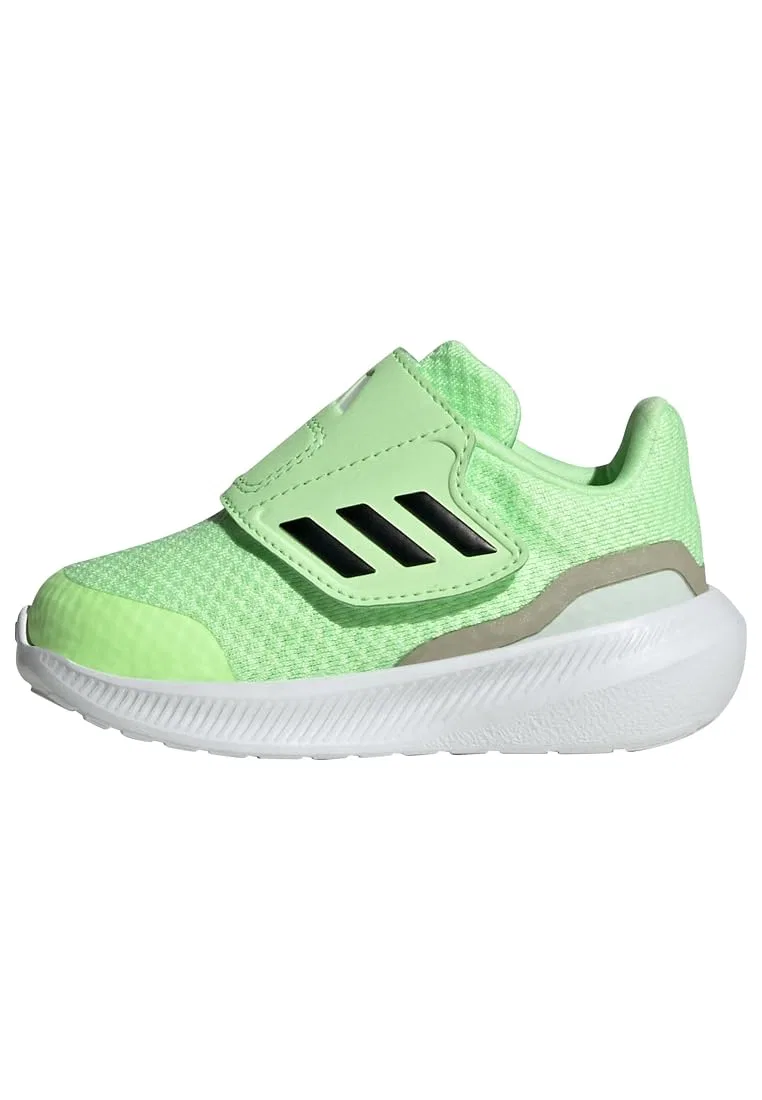 Детские кроссовки для мальчиков с липучкой Runfalcon 3.0 Ac I Sneaker Adidas, Green Spark Core Black Putty Grey