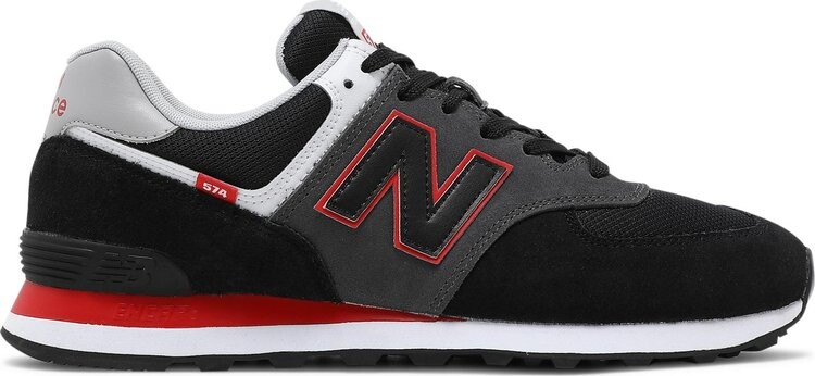 

Кроссовки New Balance 574 'Black Velocity Red', черный