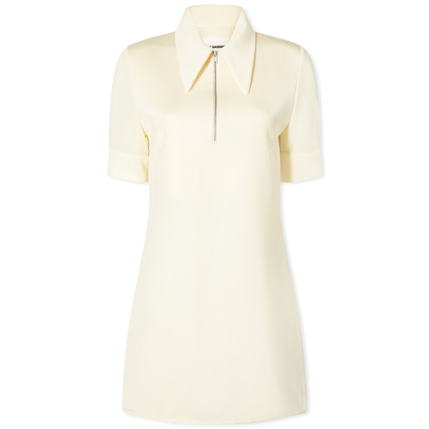 

Топ Jil Sander Short Sleeve Polo, кремовый