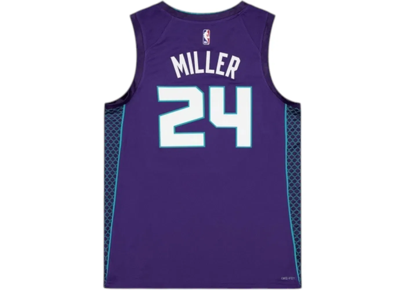 Мужская джерси с принтом Nike NBA Charlotte Hornets Brandon Miller Dri-FIT Statement Swingman Jersey, Пурпурный — фото 2