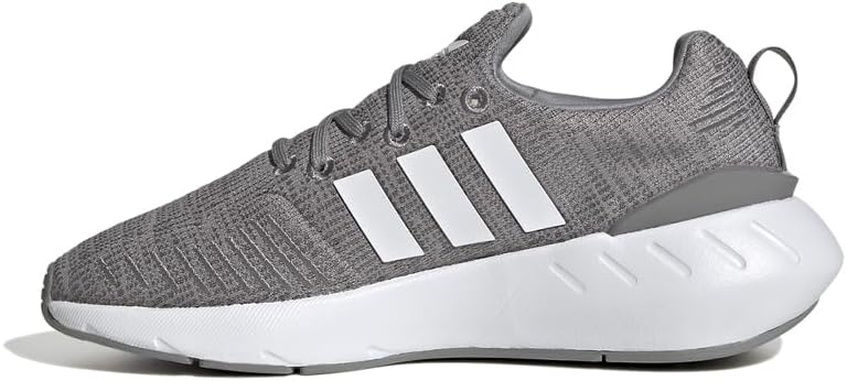 Детские кроссовки Adidas Swift Run 22 (унисекс), белый/серый — фото 4