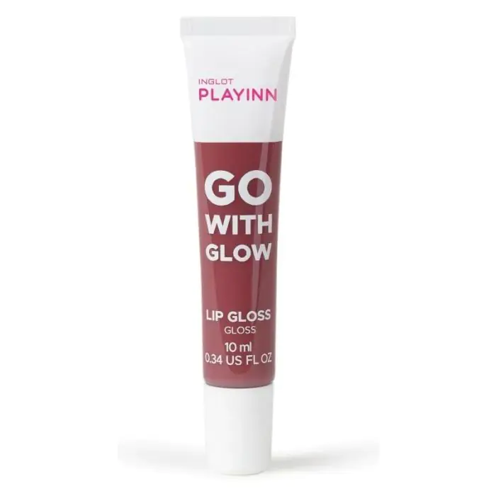 

Блеск для губ playinn go with glow gloss voluminizador hidratante Inglot, цвет 24 cherry