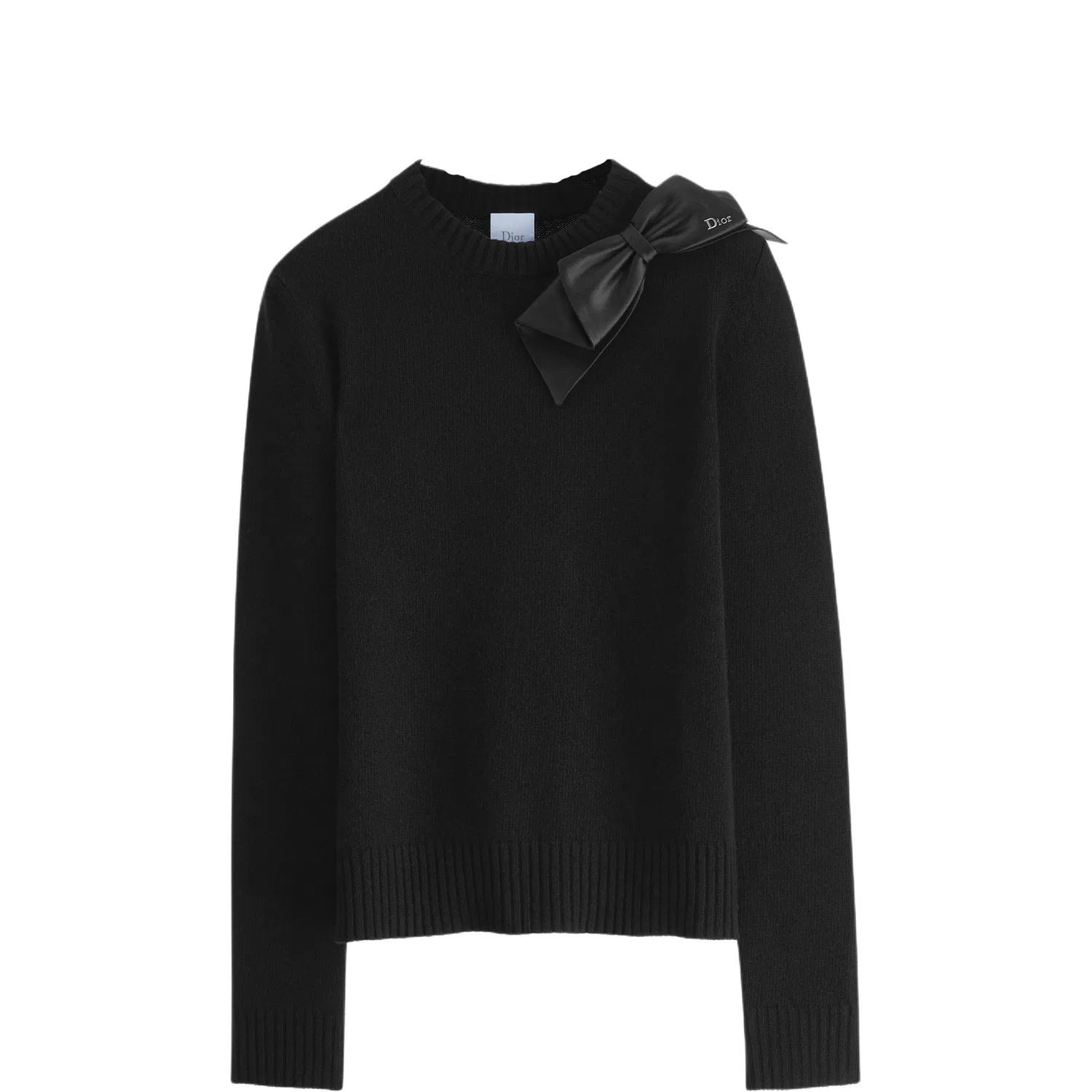 Женский свитер с круглым вырезом Other, DIOR, Black