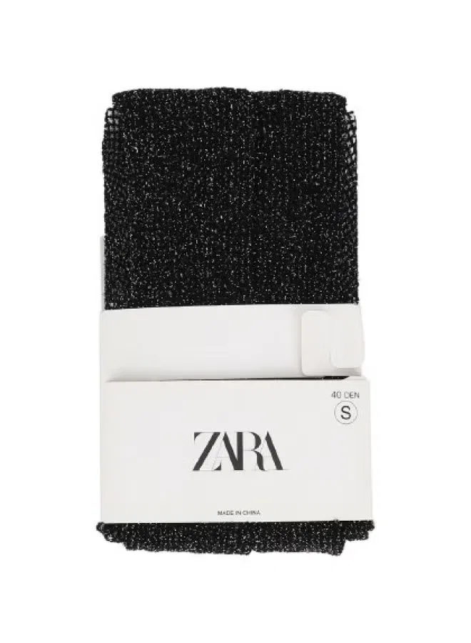 Колготки мягкие трикотажные Zara, черный