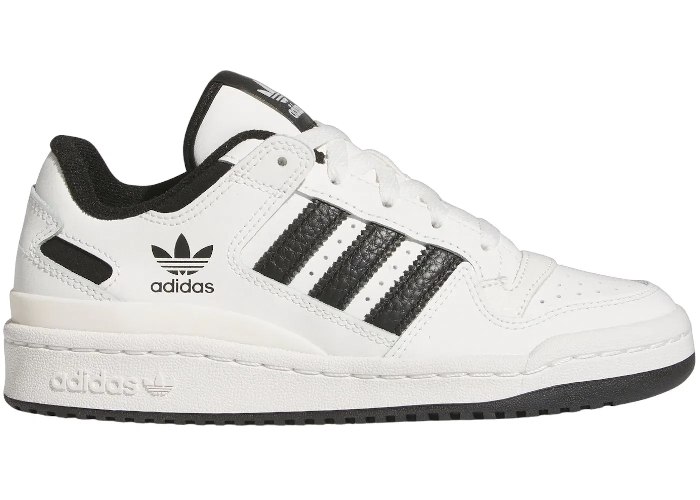 Детские кроссовки Lifestyle Adidas Forum Low CL Core White Core Black, Core White Core Black Core White