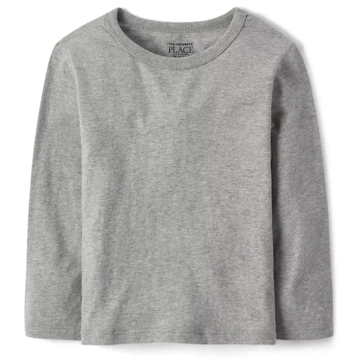Детское футболка с длинным рукавом Basic Layering Tee The Children's Place Gray