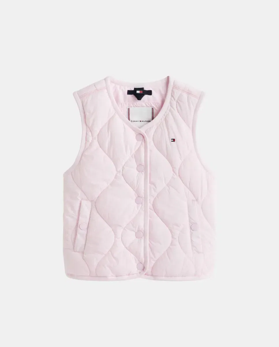 Детский стеганый жилет для девочек Tommy Hilfiger, Rosa