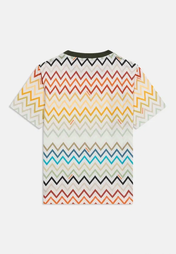 Футболка унисекс с принтом Missoni, мультиколор — фото 2