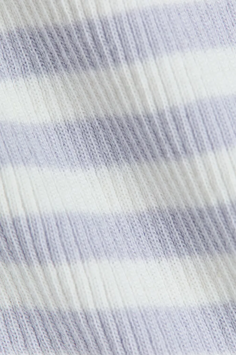 Леггинсы из ребристого хлопка H&M, Blasslila/Gestreift — фото 2