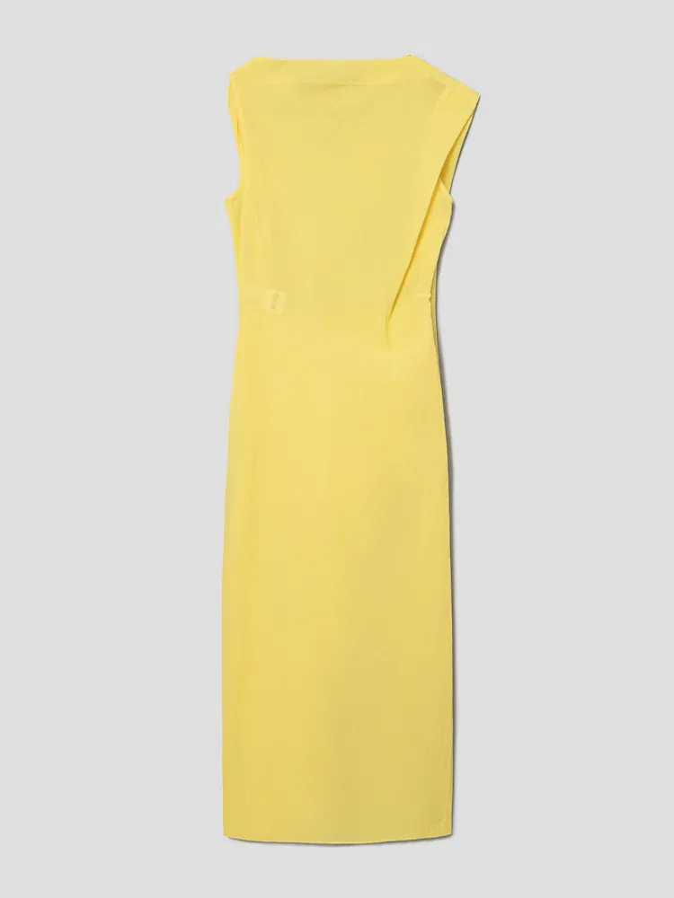 Платье асимметричное La Robe Drap JACQUEMUS, Yellow — фото 2