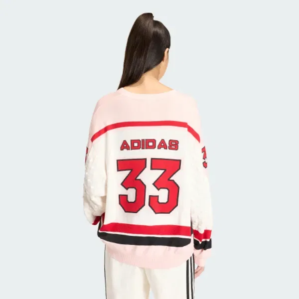 Оверсайз джерси, спортивная, Adidas, без цвета — фото 3