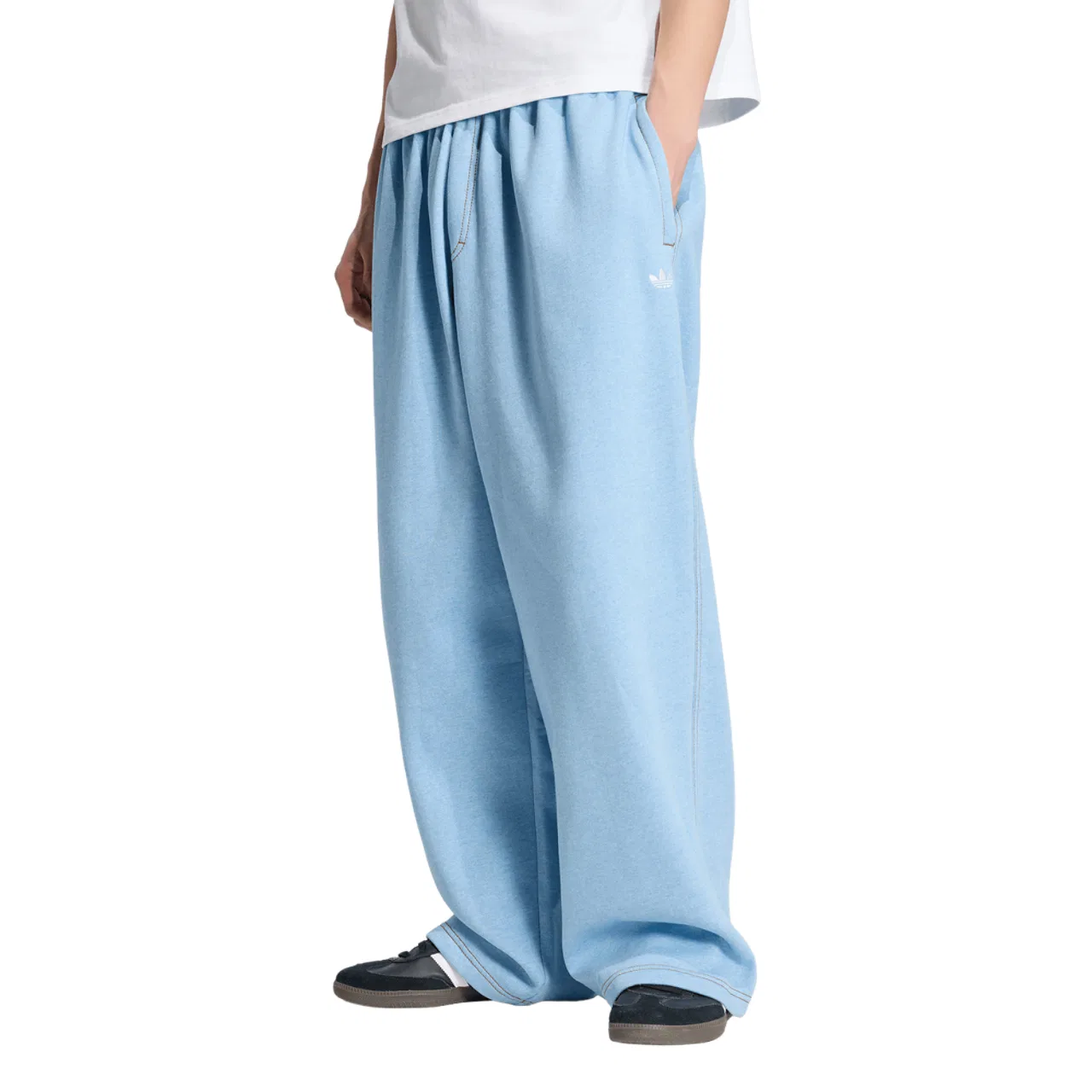 Брюки мужские Melange OH Baggy Pant Adidas, цвет Light Blue Mel