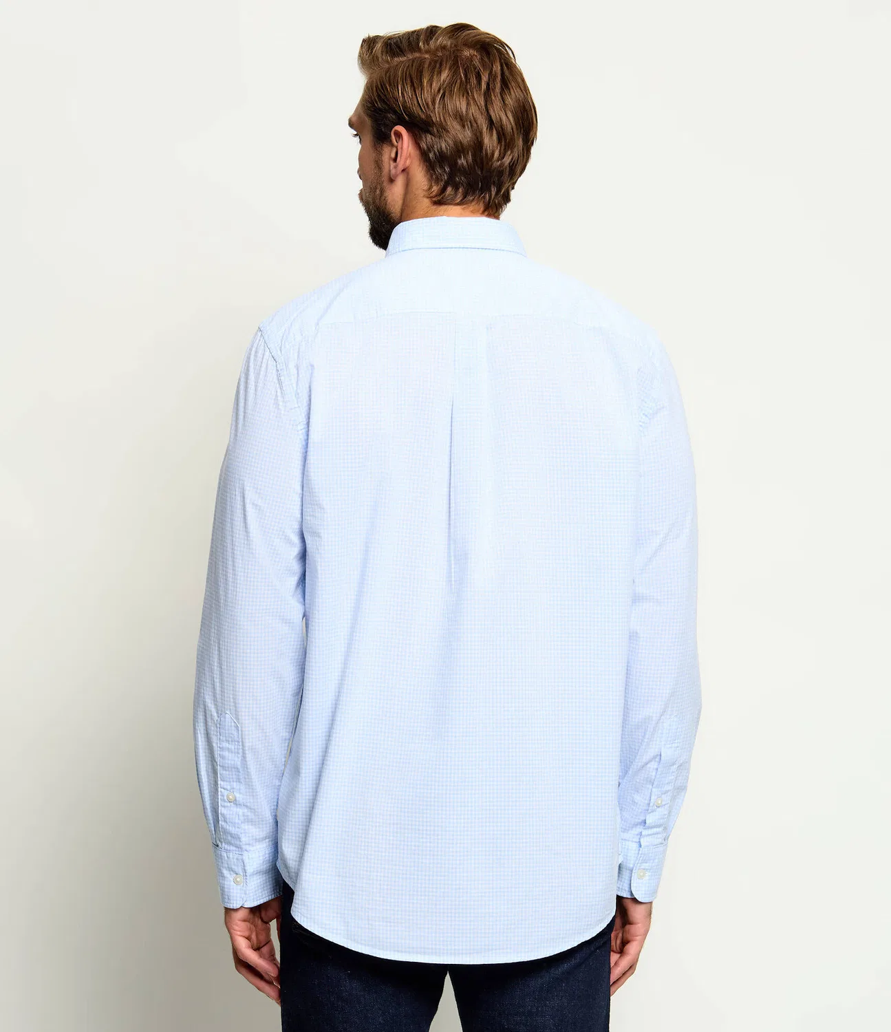 Рубашка с длинным рукавом Th Flex Tommy Hilfiger, Azzurro — фото 4