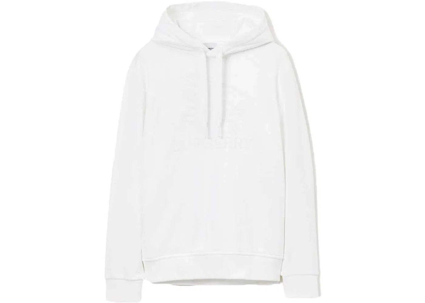 Мужской худи с длинным рукавом Hoodie Burberry, White
