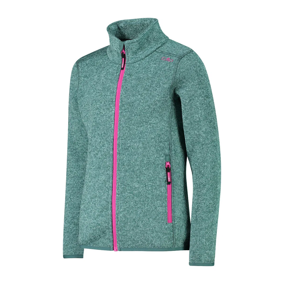 Детская флисовая куртка для девочек Knit-Tech CMP, Hellblau Pastellblau — фото 3