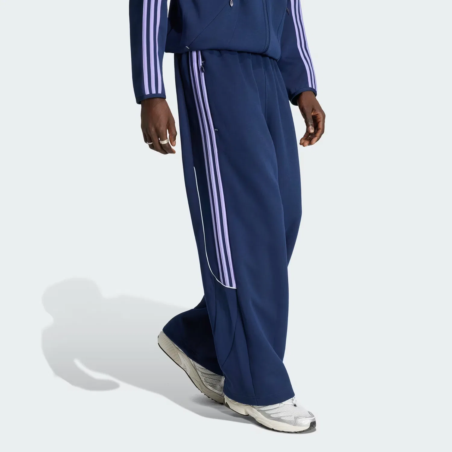 Мужские брюки свободного кроя Spacer Teamgeist 26 Cutline Open Hem Adidas Originals, темно-синий индиго