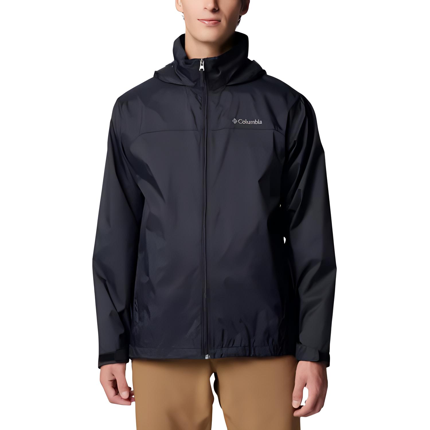 

Columbia Куртка дождевик Glennaker Lake 2 мужская черная, Black