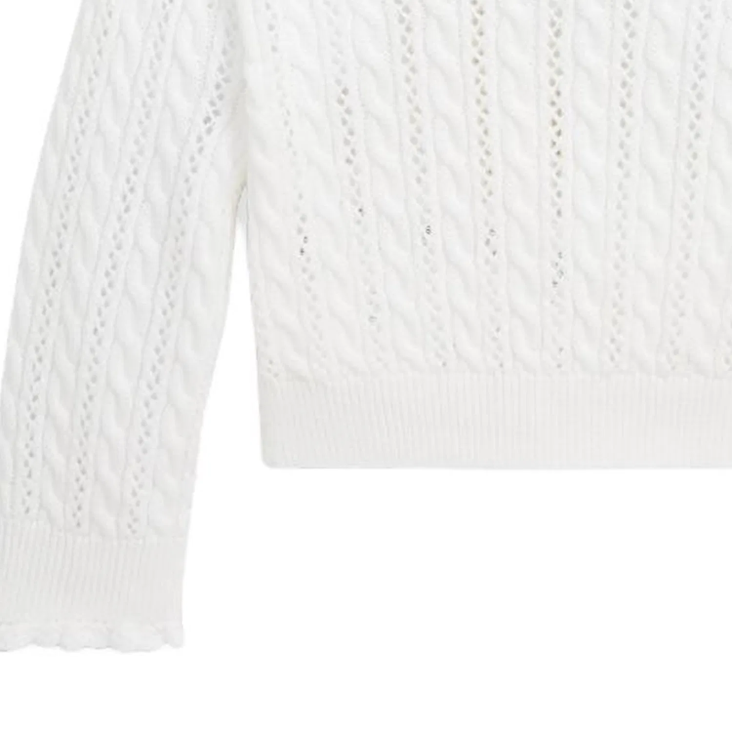 Детское вязаное изделие Polo Ralph Lauren, Washed White — фото 3