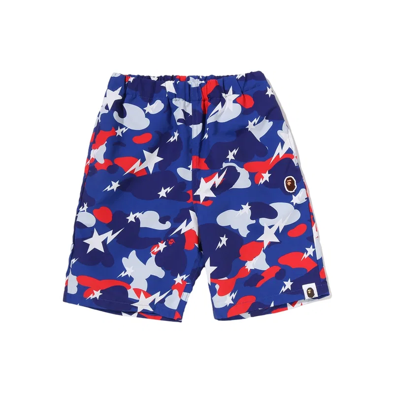 Детские шорты A BATHING APE, White Whx — фото 4