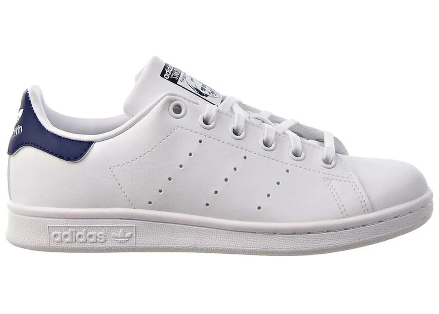 Детские кроссовки Lifestyle Adidas Stan Smith, Cloud White/Cloud White/Dark Blue