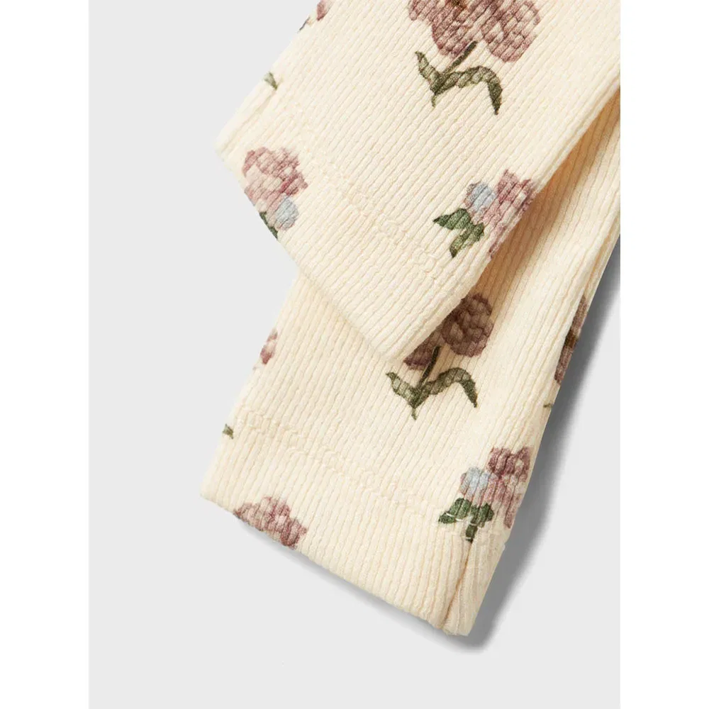 Детские леггинсы для девочек с рюшами Gavo Slim Lil? Atelier Name it, Beige — фото 3
