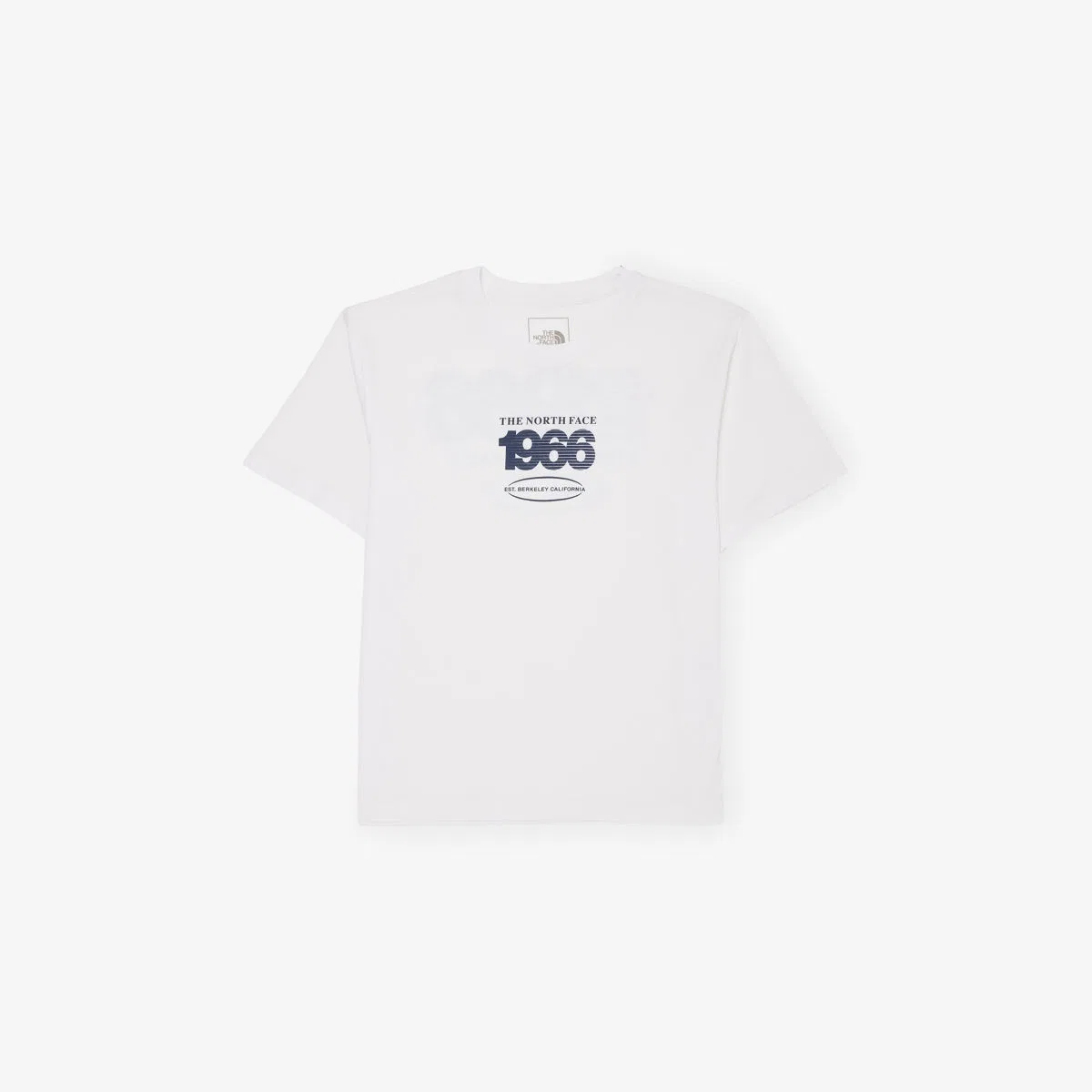 Хлопковая футболка с логотипом, размеры XS-xxl, возраст 6-18 лет The North Face, белый