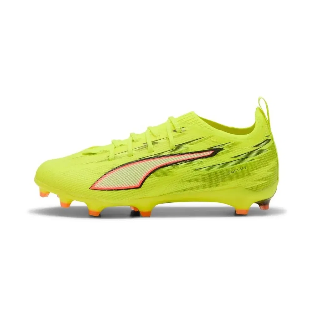 Футбольные бутсы детские Ultra 6 Pro FG-AG JR Puma, желтый — фото 3