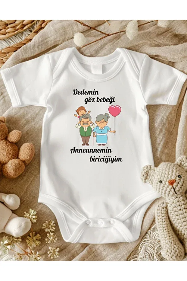 Детское боди для новорожденных с принтом Grandfather written zibin named baby personalized printed hospital release Lupi, Red Black Blue