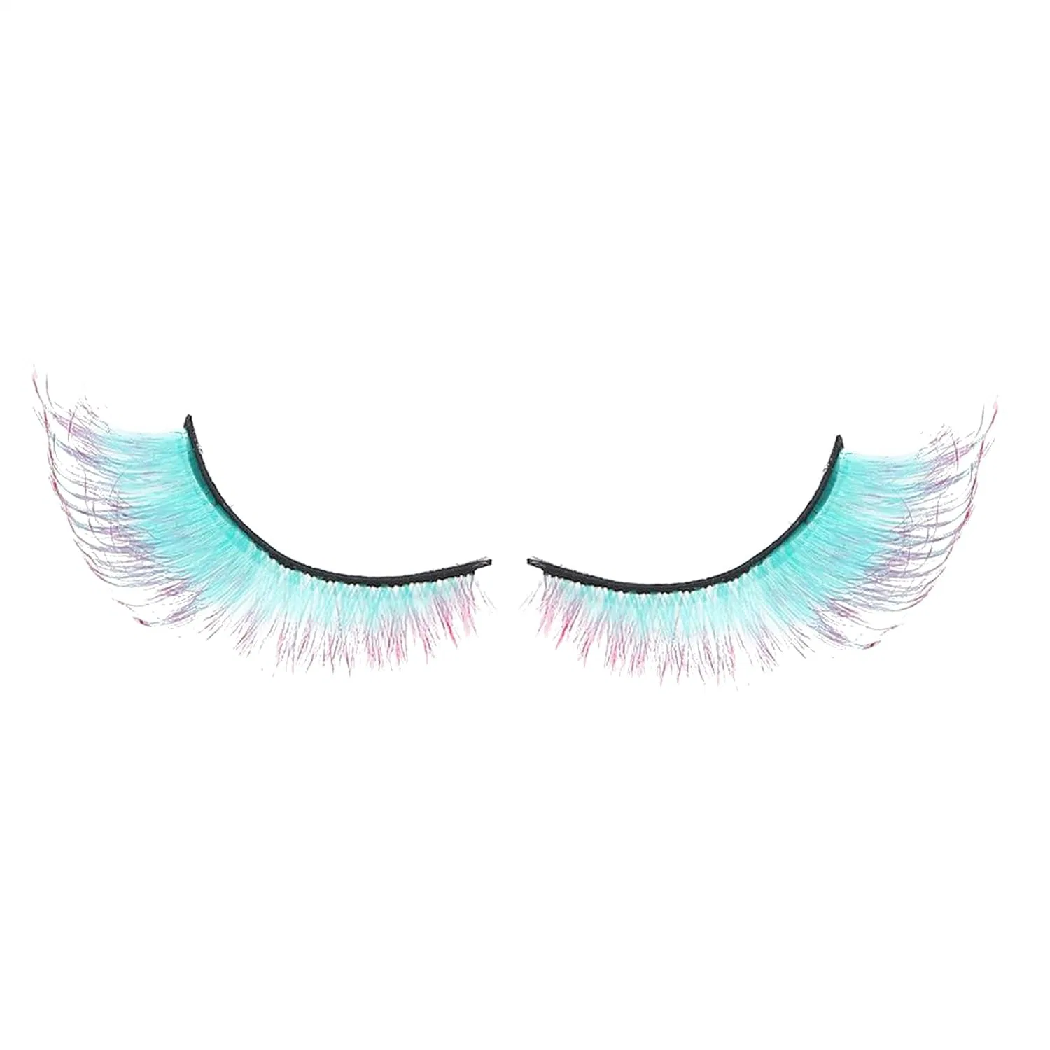 Ресницы накладные цветные, Generisch, 1 пара, lightblue