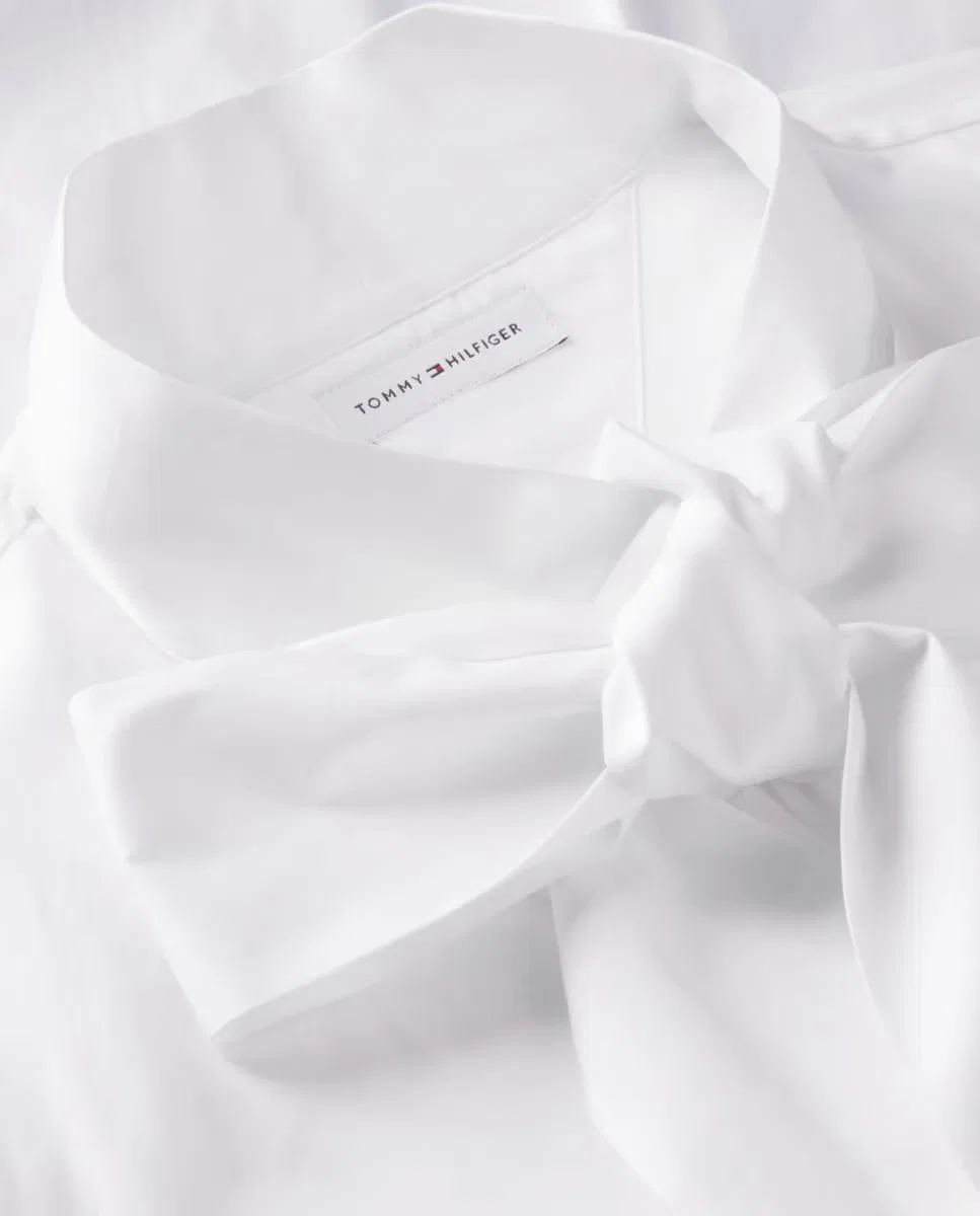 Женская рубашка с длинным рукавом, Cuello, Tommy Hilfiger, белый — фото 3