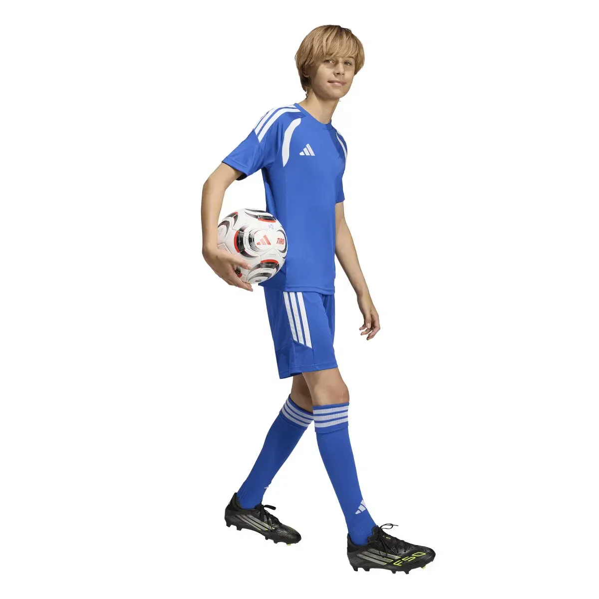 Детские шорты для мальчиков из полиэстера Tiro 26 League adidas, Azul — фото 3