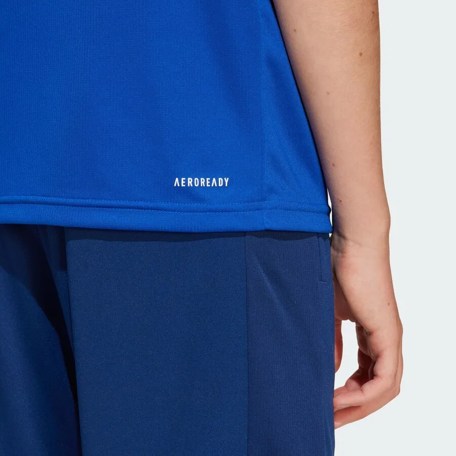 Спортивная футболка ADIDAS SPORTSWEAR Performance Shirt 'Essentials' синего цвета — фото 4