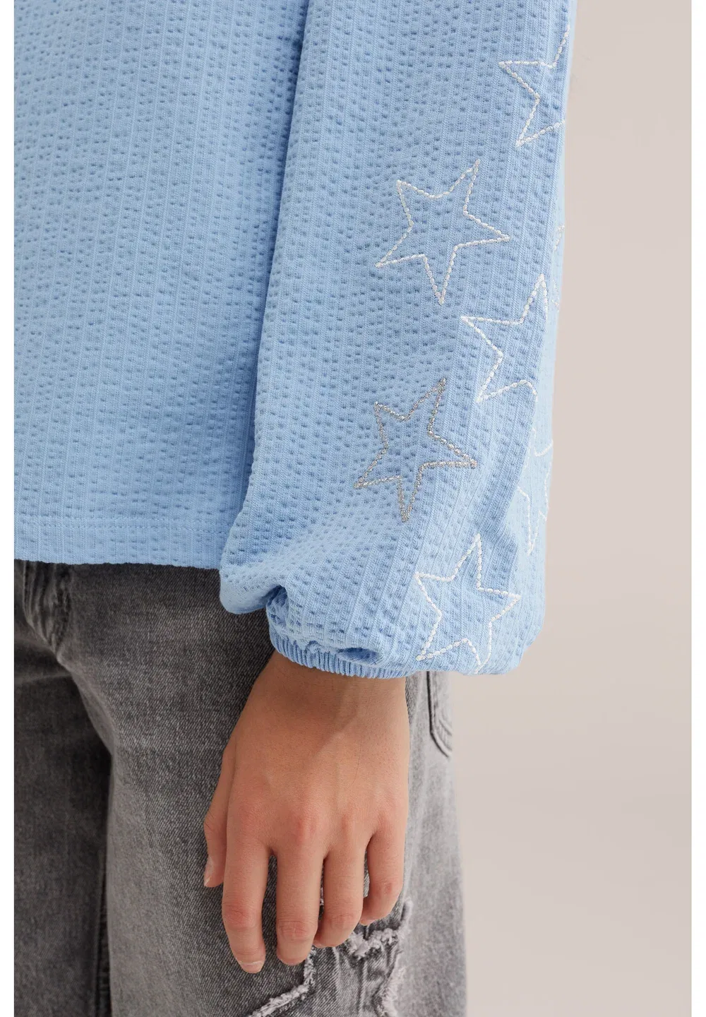 Блуза We Fashion, Light Blue — фото 3