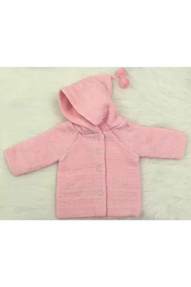 Детский кардиган для девочек с капюшоном Veycan, Pink