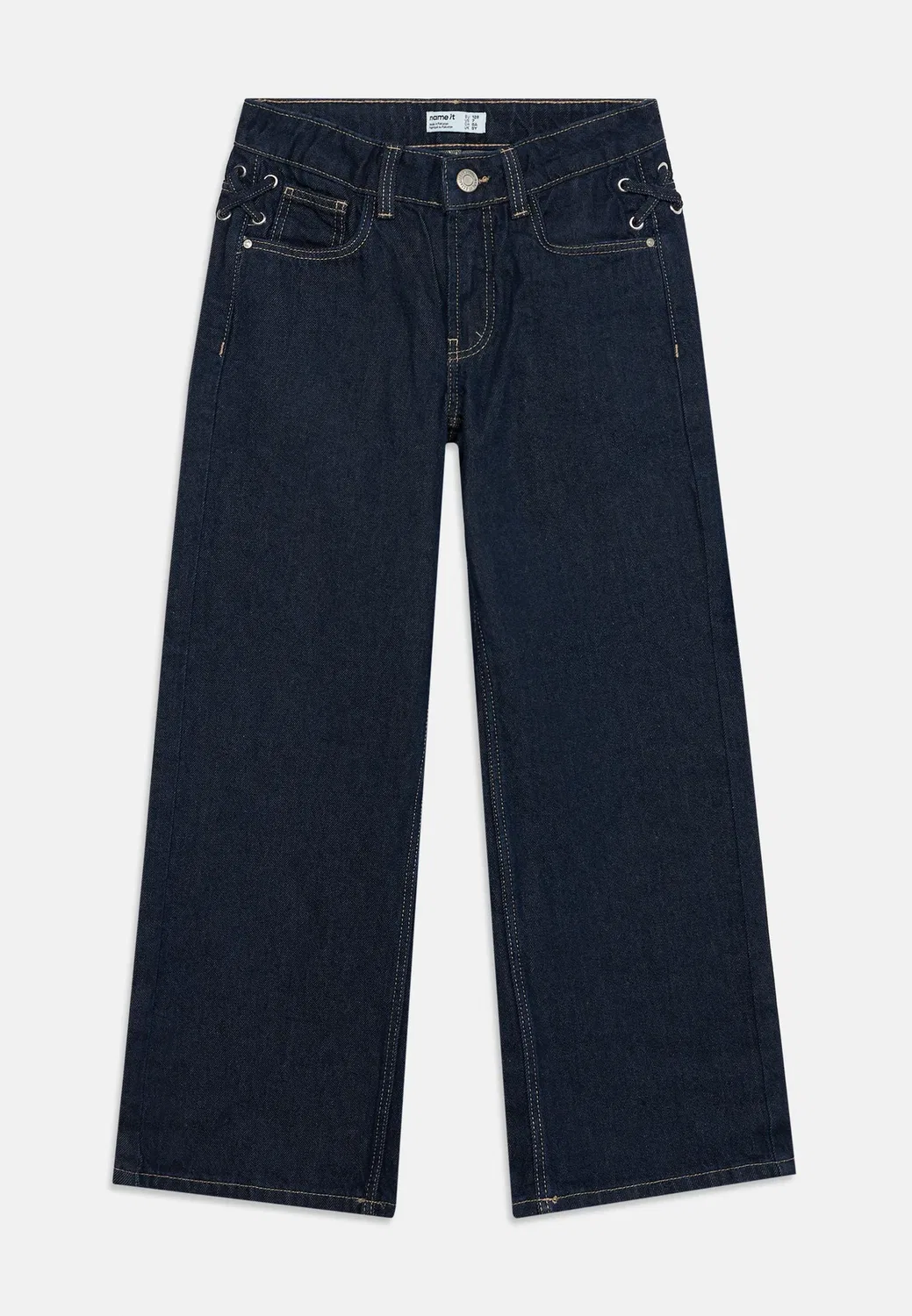 Nkfrose - джинсы свободного кроя Name It, Dark Blue Denim — фото 3
