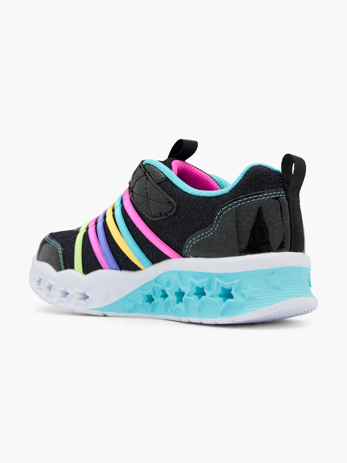 Детские кроссовки со светодиодами Skechers Shimmer Star Lights, черный — фото 3