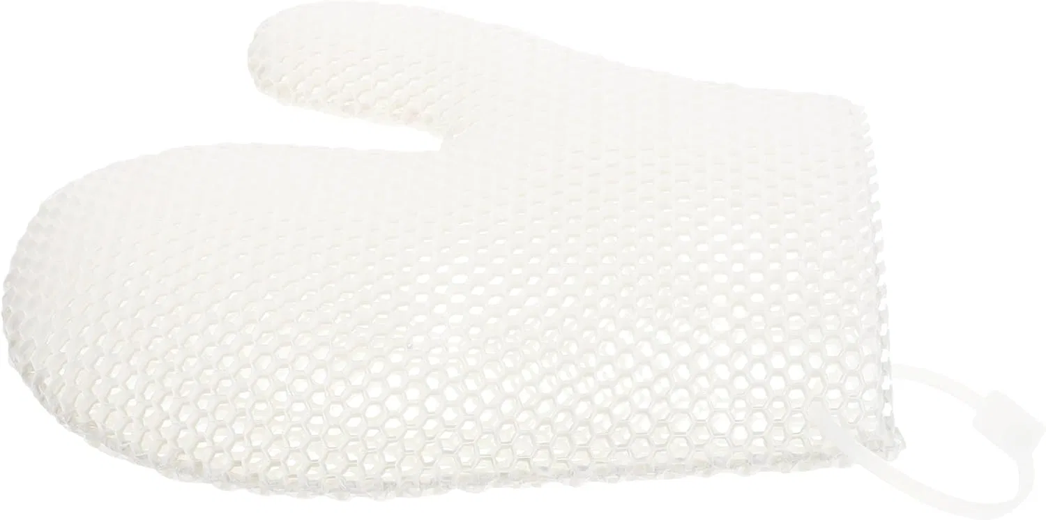 Пилинговые перчатки для тела, Honeycomb, SAFIGLE, 24.5x18.5x1.5 см, Белый