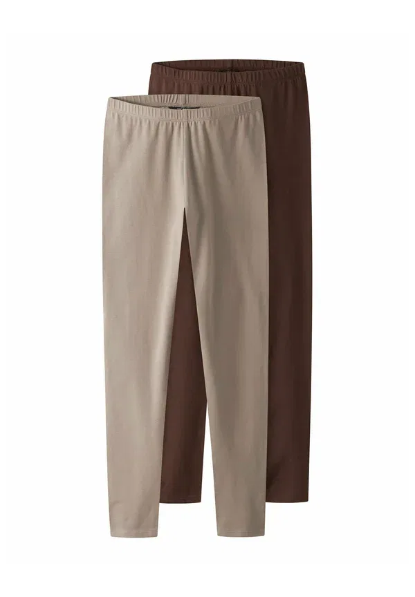 Леггинсы хлопковые Leggings 2 pack Two Soon mocha meringue, мокко — фото 3
