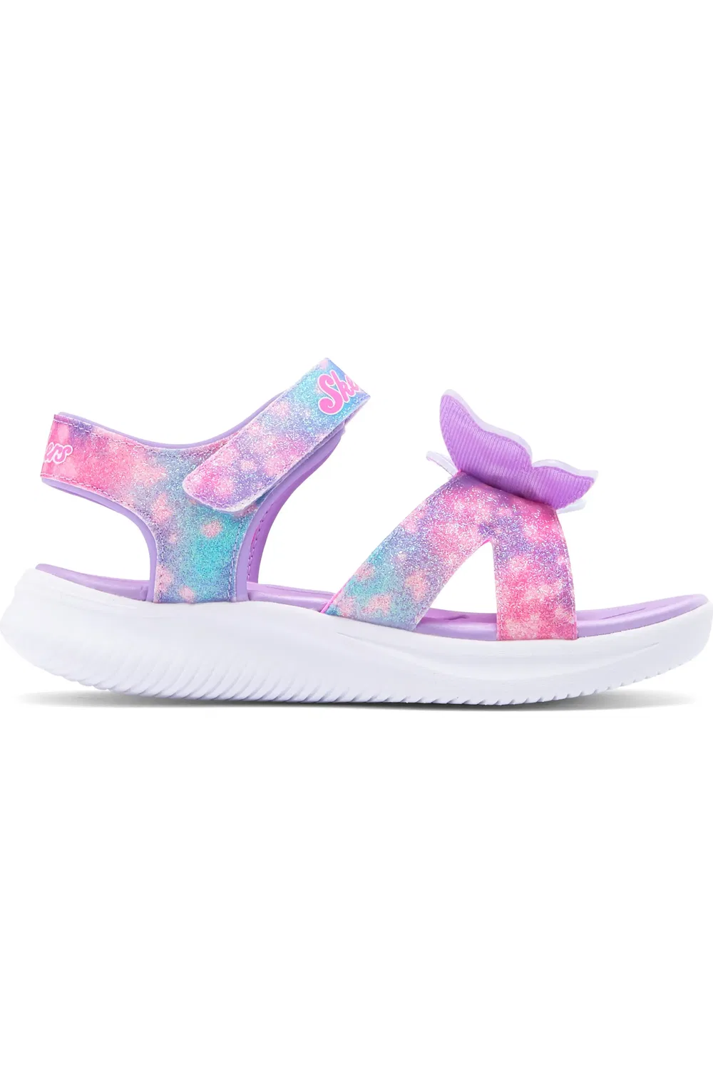 Детские сандалии с переливающимся эффектом бабочки Jumpsters SKECHERS, Lvmt-Laven — фото 3