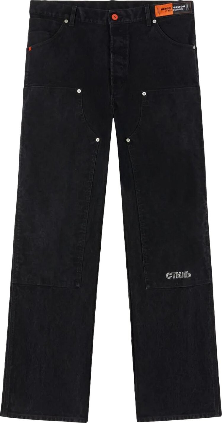 

Брюки Heron Preston CTNMB Canvas Carpenter Pants 'Black', черный