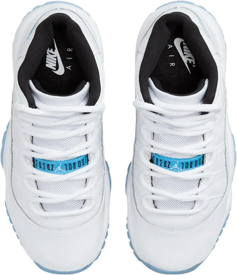 Детские кроссовки Nike Air Jordan 11 Retro, белый/синий/черный — фото 2