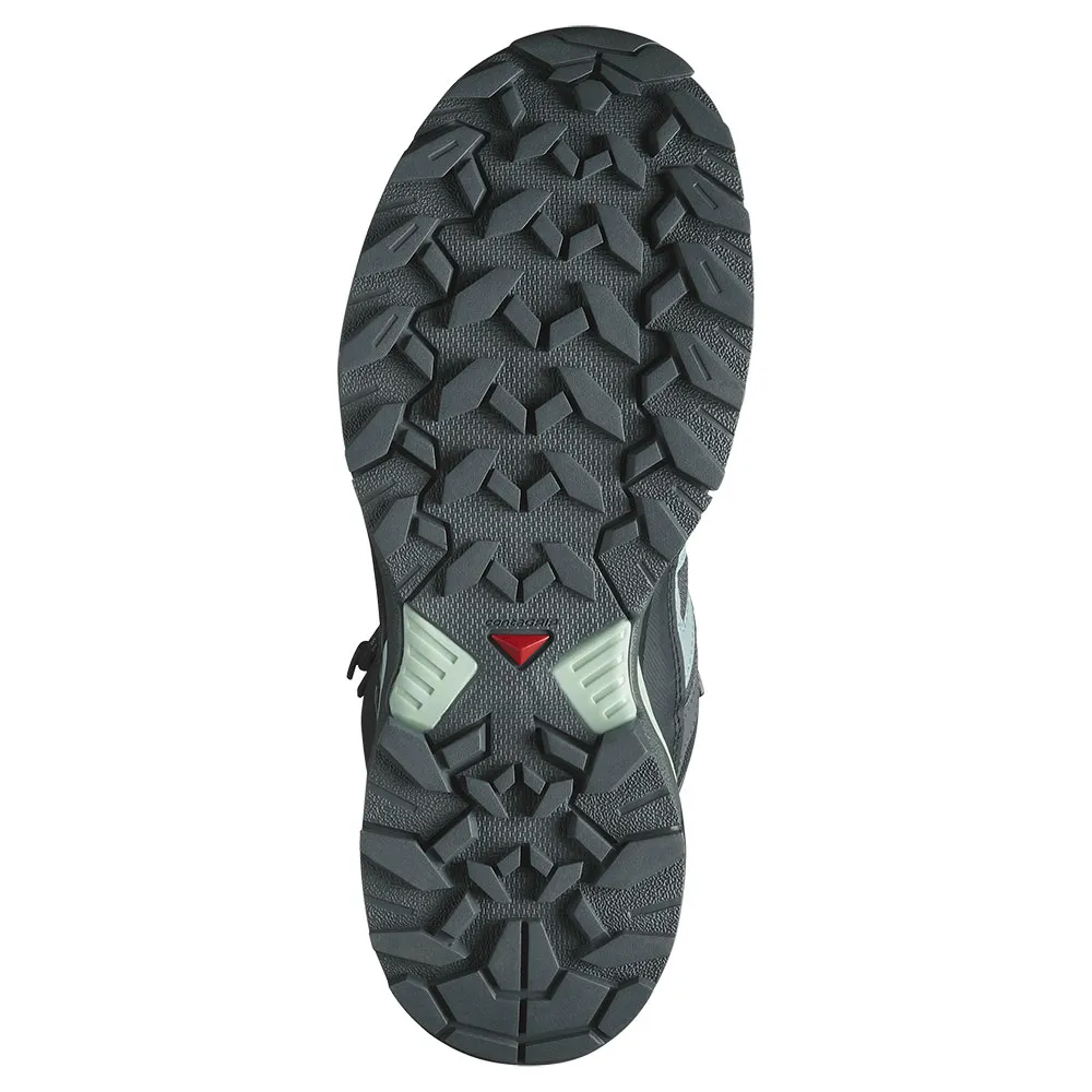 Походные ботинки женские Salomon X Ultra 360 Mid с мембраной Goretex, серый — фото 2