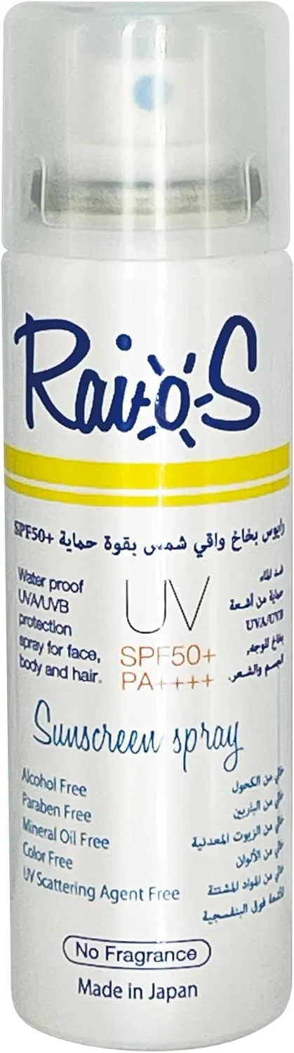 Солнцезащитный спрей Ryos без аромата 70 г SPF 50+ PA++++ прозрачный Liberta Co., Ltd.
