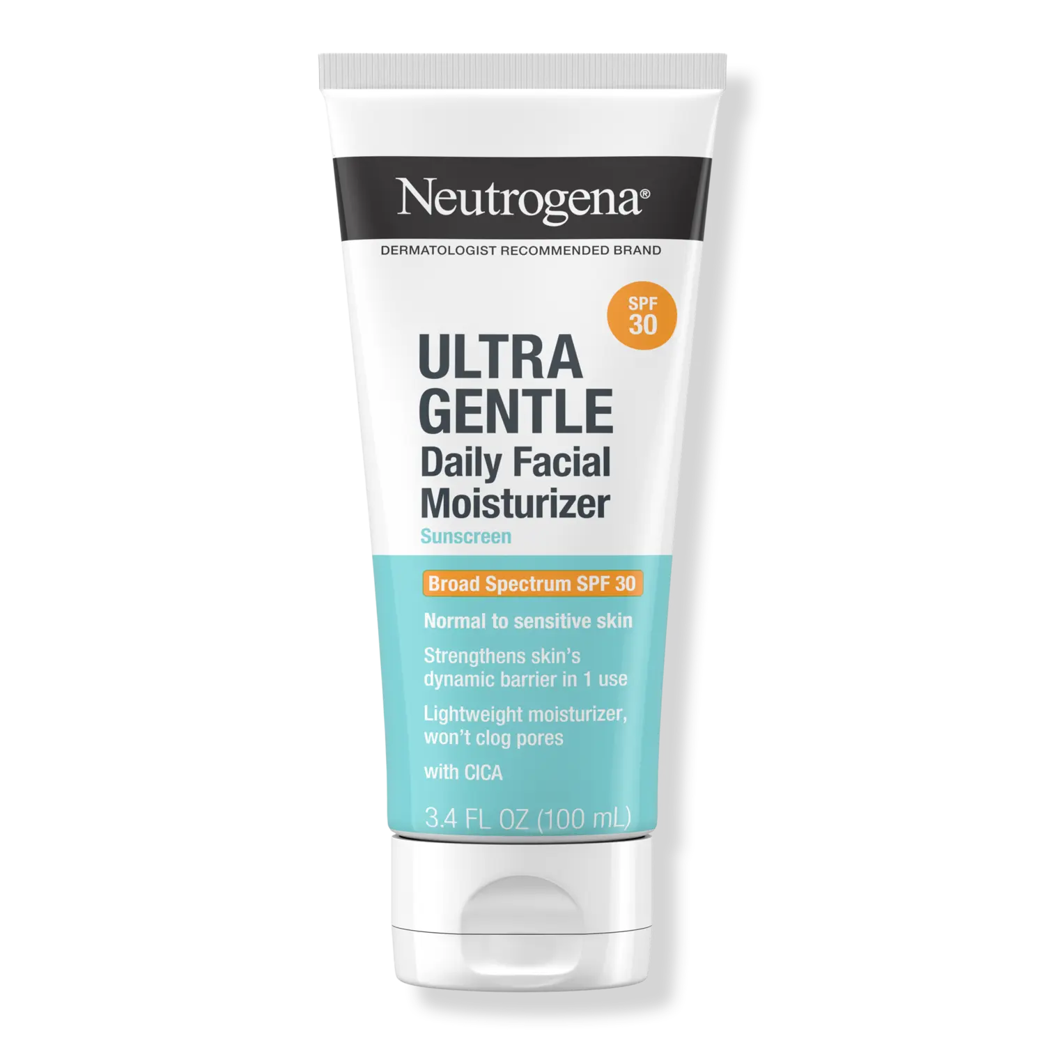 

Ультрамягкий ежедневный увлажняющий крем для лица с солнцезащитным фильтром широкого спектра действия SPF 30. Neutrogena