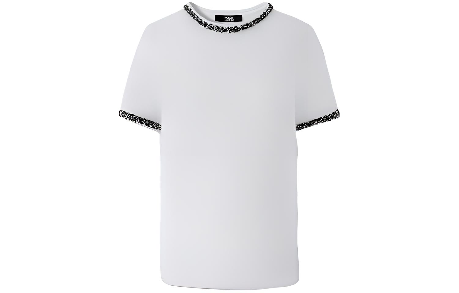 

KARL LAGERFELD / Karl Lagerfeld Jeans Футболка KARL LAGERFELD женская белая, Белый, KARL LAGERFELD / Karl Lagerfeld Jeans Футболка KARL LAGERFELD женская белая