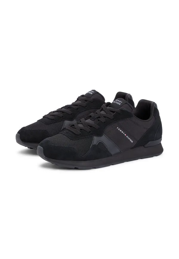Кроссовки из рипстопа с комбинированной текстурой шипов Tommy Hilfiger, Black — фото 2