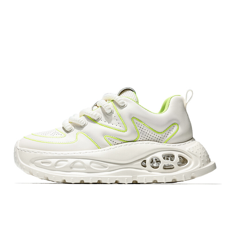 

Кроссовки мужские Lifestyle Shoes Men Low-Top Moerbai, белый/зеленый